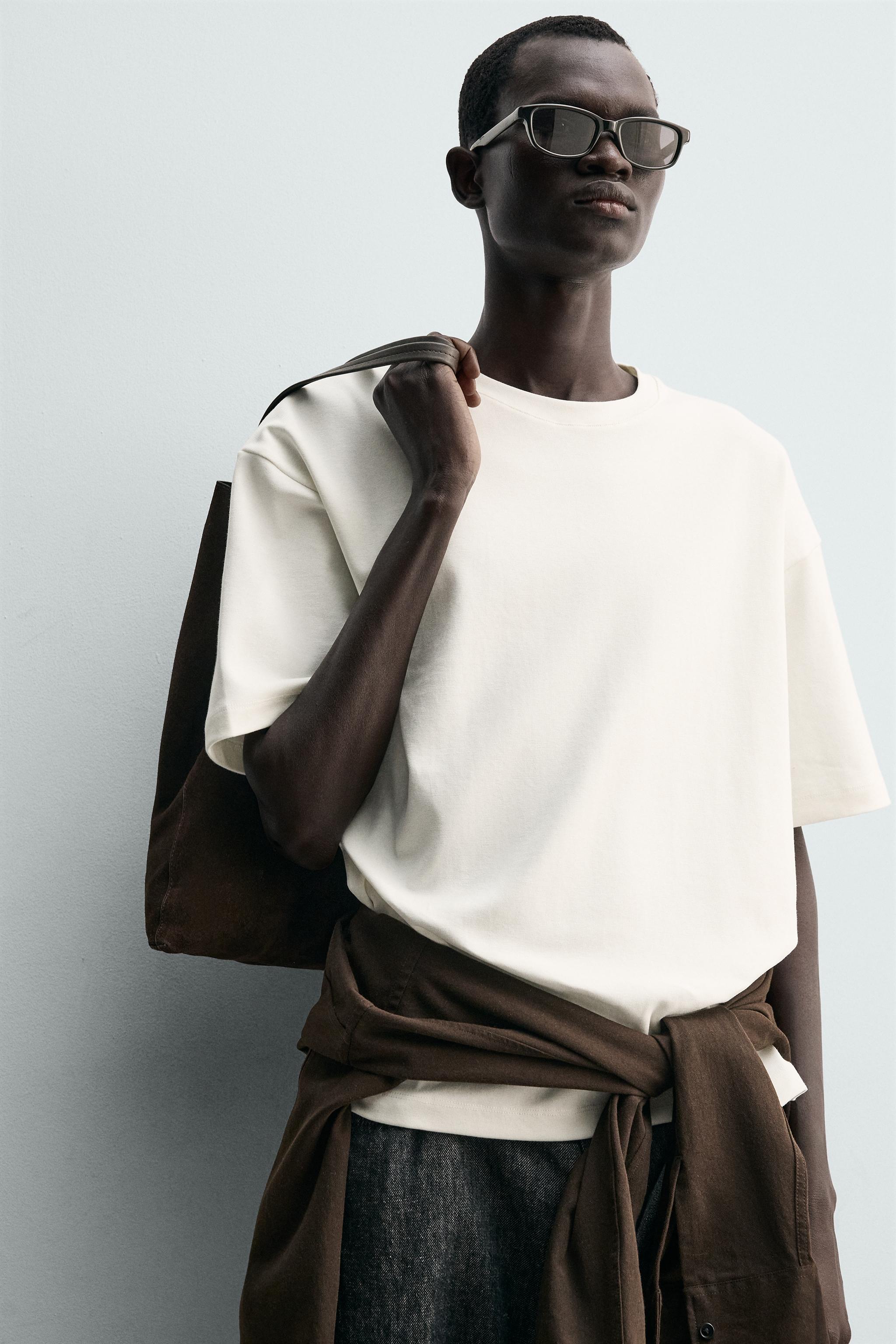 T-SHIRT À PIÈCE TEXTURÉE